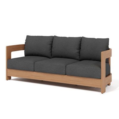 Frances 77" Eucalyptus Patio Sofa