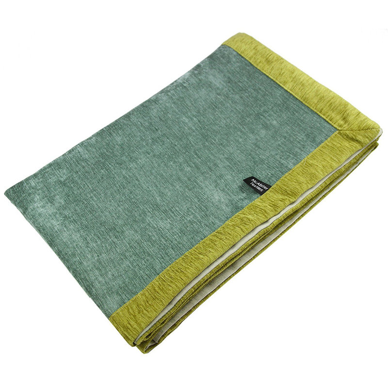 Baccus Throw Blanket, Duck Egg/Lime