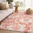 Premium Machine Washable Dream Shag ADS551 Floral Rug-929752011-929752010