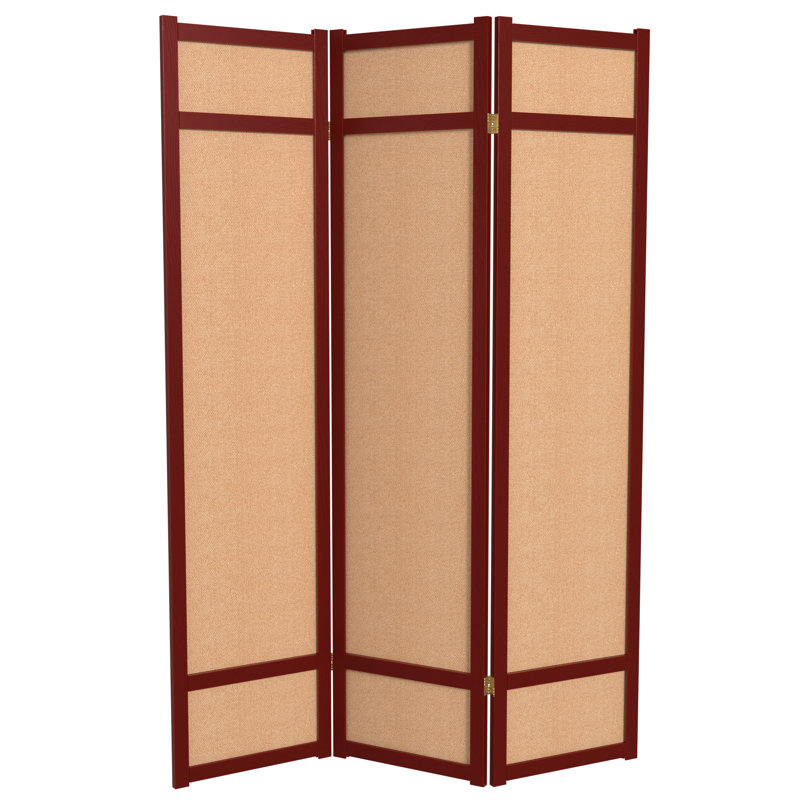 Paravent en jute 6 pi Clarke, 3, Palissandre