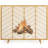 Cardentey 1 Panel Steel Fireplace Screen