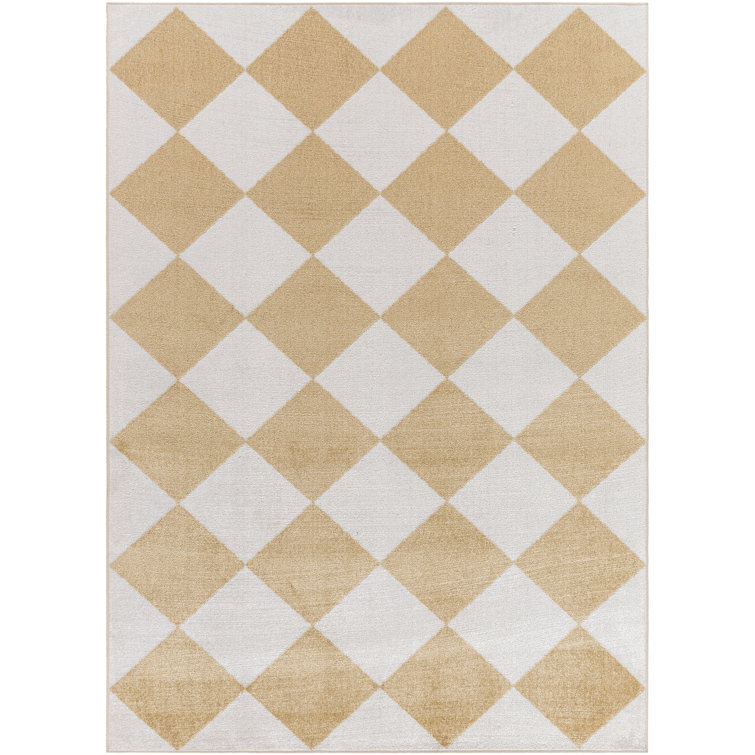 Janiaha Washable Geometric Indoor Rug