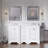 Loughlam 60'' Double Bathroom Vanity with Top-893672657-893672662