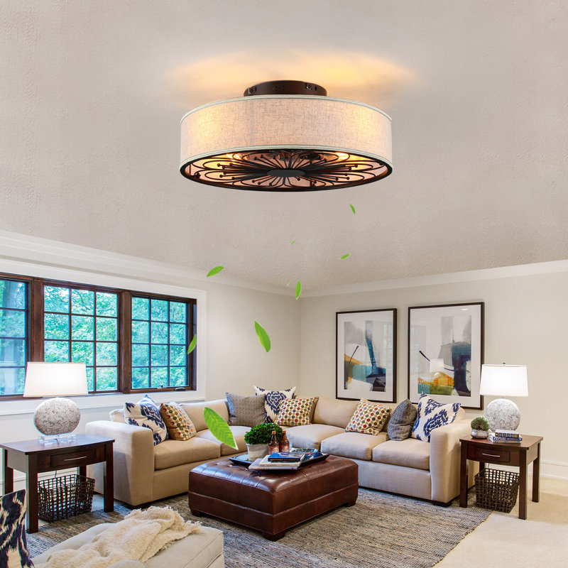 Ventilateur de plafond sans pales d'inspiration bohémienne avec lumières: élégance et fonctionnalité