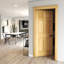 Porte en bois massif 80 po à 6 panneaux apprêtés-50273719-50280858