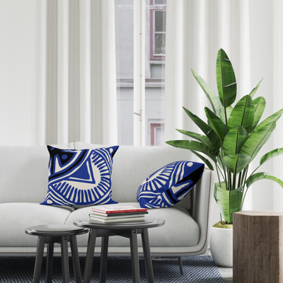 Jeté carré en polyester intérieur / extérieur