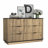 Modern Multi-Functional Six-Drawer MDF Cabinet