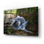 Art mural en verre Latitude RunMD «Waterfall In The Woods» par Rick Berk-1808979152