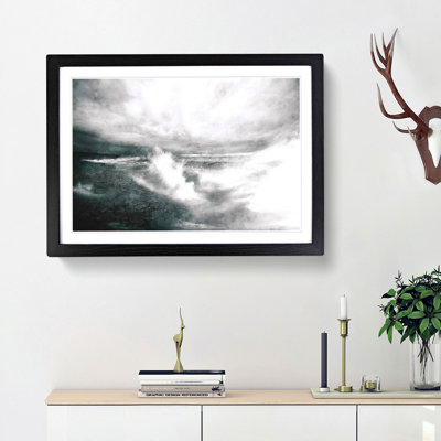 Crashing Waves - Picture Frame Painting Print