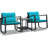 Ehrenberg 2 - Person Patio Conversation Set with Cushions-777674522