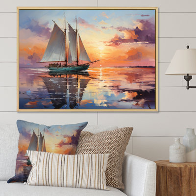 Volner voilier maritime, mélodie I sur toile