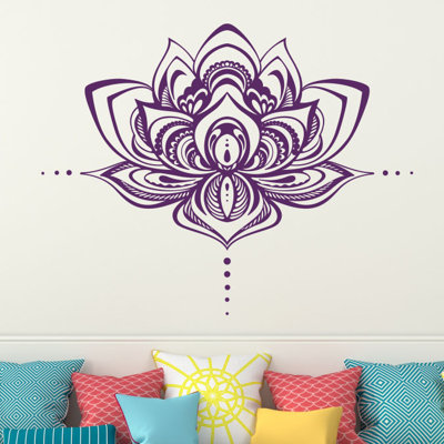 Décalcomanie murale fleur lotus Natazhat