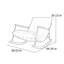 Down feather ergonomic chair-1112579181
