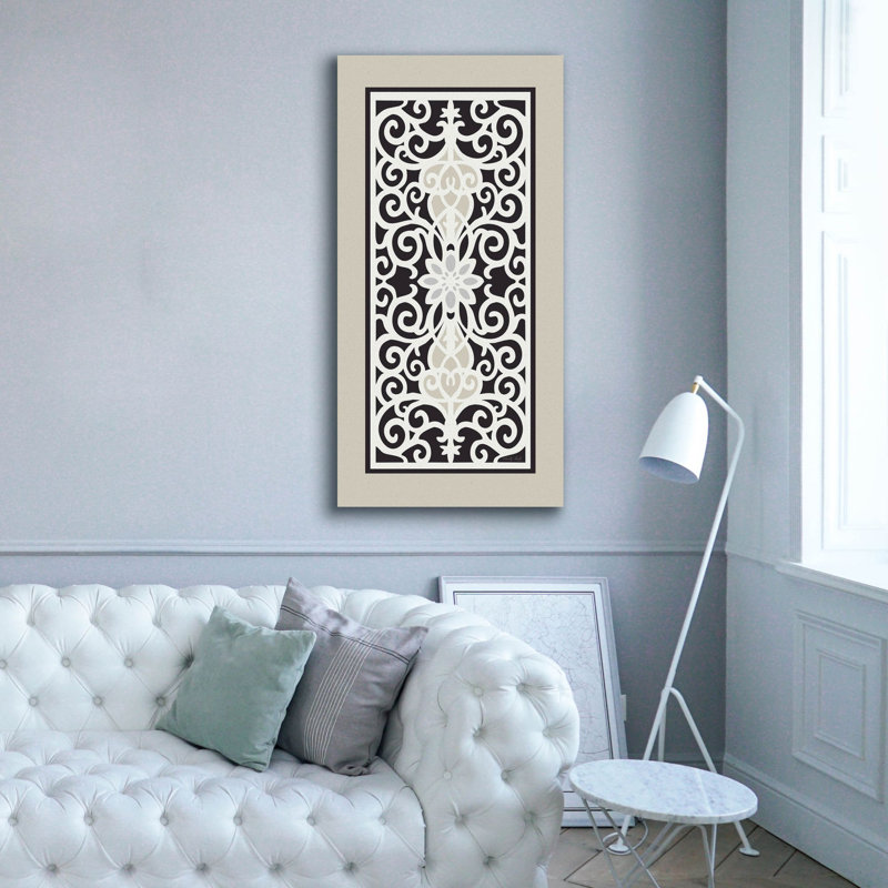 'Patterned Grill III' by Cindy Jacobs, Giclee Canvas Wall Art, 60" H x 30" W x 1.5" D
