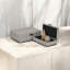Vyrna Doily Pattern Set of 2 Storage Boxes with Silver Handles-719550198