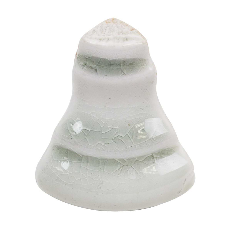 Nabi 1x2 Crackled Glossy Glass Chair Rail Corner Piece