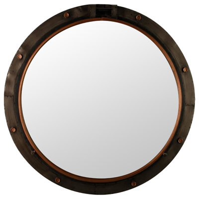 Halen Metal Flat Wall Mirror