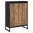 29.52” Brown & Black Shoe Cabinet With Doors-203254712
