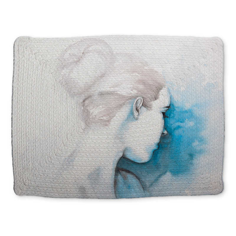 Napperon romantique à l'aquarelle | Décoration de chambre à coucher