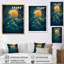 «Yellow Teal Marigold Splendor I» sur toile imprimée-580278627-580278620