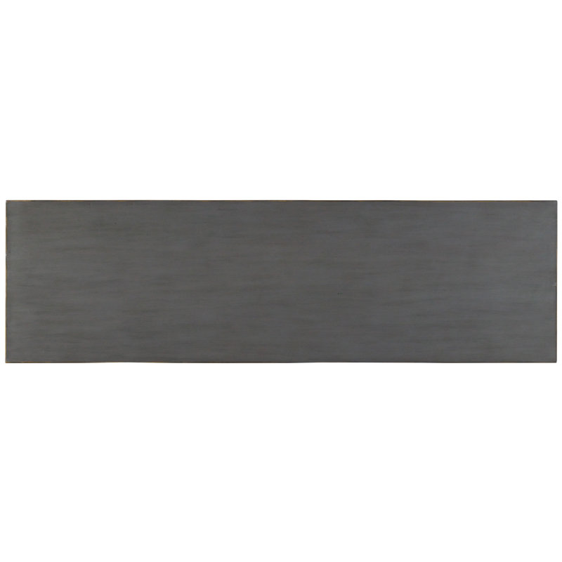 Gray Transitional 68.75'' Media Console with Cabinet