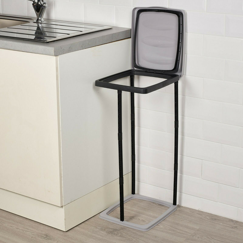 Monnier 60 Litre Waste Basket, Grey
