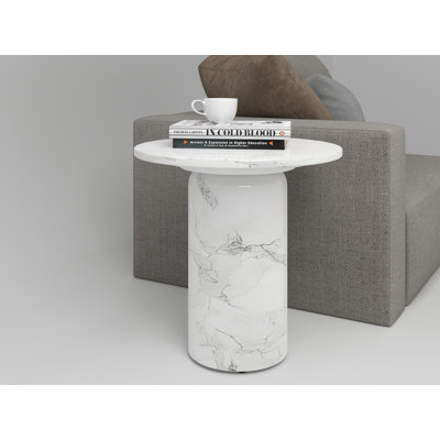 Cutwright Marble Top End Table