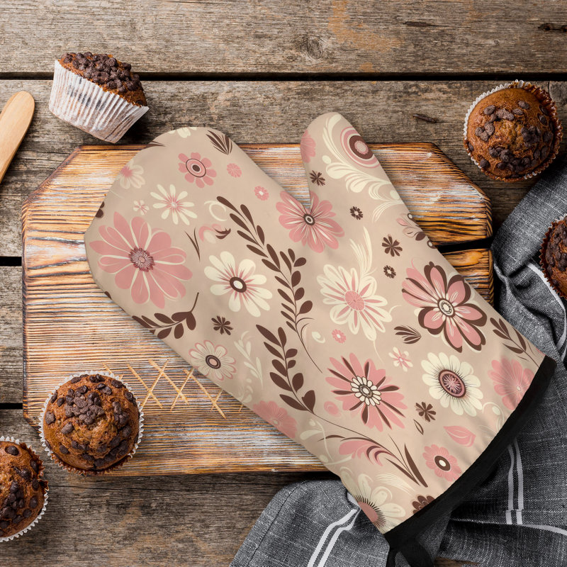 Sergé en coton Funky Blossom Pop Oven