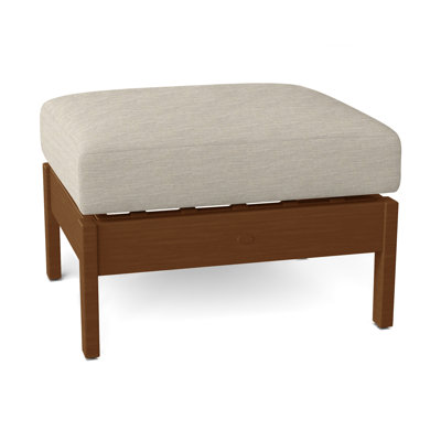 Kennebunkport Outdoor Ottoman with Cushion