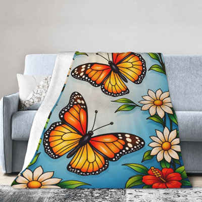Coussins Monarch Butterfly Stream