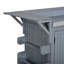 Chariot de barbecue extérieur avec plateau en acier inoxydable-123653411