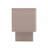 Ella 20" Nightstand In Mocha (1-Drawer)-1595405028