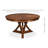 Casual Oak Round Dining Table-114022745-114022746