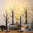 Lighted Birch Trees 18 Inch Artificial Warm Tabletop Birch Trees With LED Lights