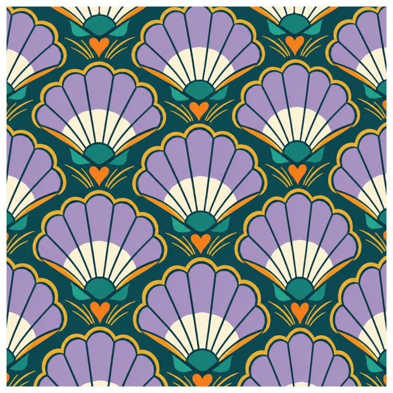 Coussins Art Deco, 20 x 20 inches