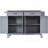 54.3 Inch Width Kitchen Island Cart with Cabinet and Drawers, 2 Locking Wheels, Adjustable Shelves-1346986726