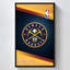 Denver Nuggets NBA, impression sur toile - Officiellement sous licence, reproduction de l'équipe de basketball-114240210-114240211-114240212