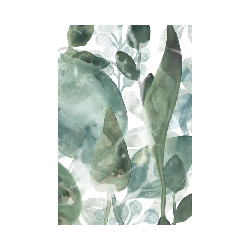 Aquatic Leaves IV 1 Piece Wrapped Canvas Painting, 66.04cm H x 45.72cm W