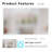 LED Mirror Bathroom Cabinet With 2 Doors-1617105160