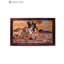 31 "Radha Krishna, scène de coucher de soleil, panneau mural incrusté en bois 3D, art spirituel pour décoration romantique