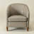 29.1'' W Top-Grain Genuine Leather Upholstered Barrel Chair-69528785