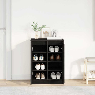 Shoe Cabinet 57X34x76 Cm Engineered Wood