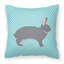 Coussin décoratif d’extérieur éclectique lapin check-23813803-48712588