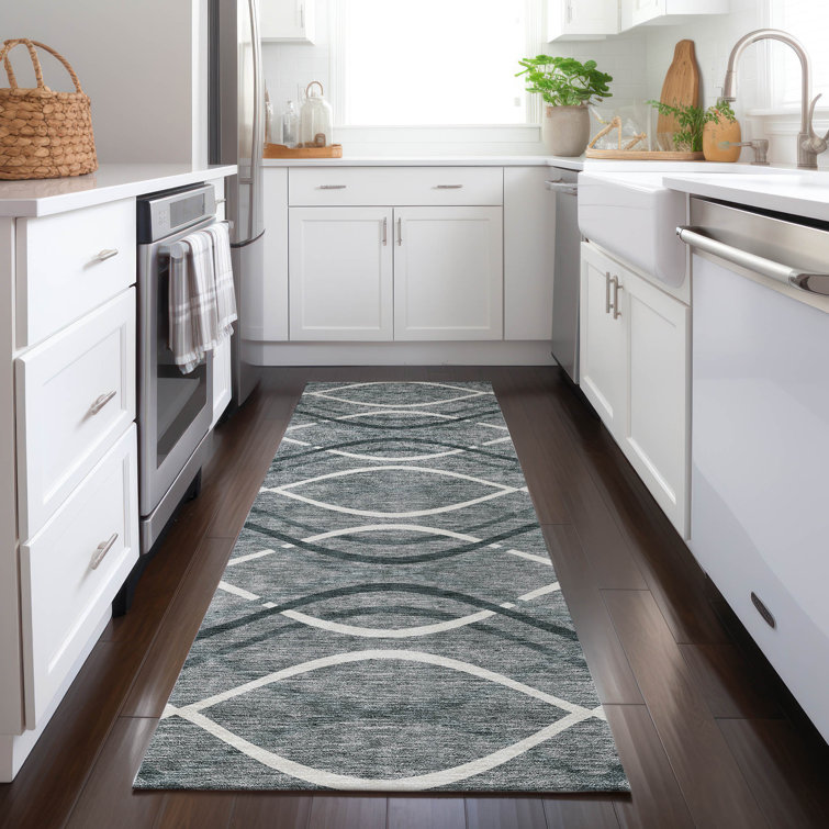 Lamanna Washable Abstract Indoor / Outdoor Rug