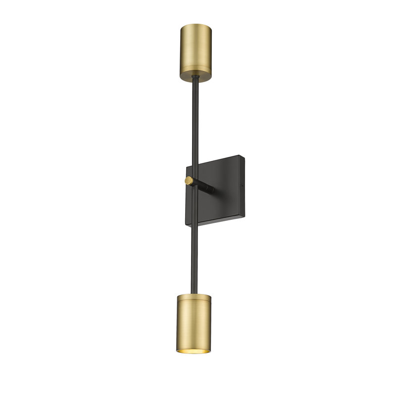 ArAgon Steel Up & Downlight, Olde Brass