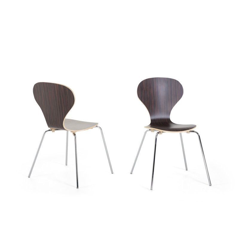 Kailen 43cm H Side Chair, Dark brown