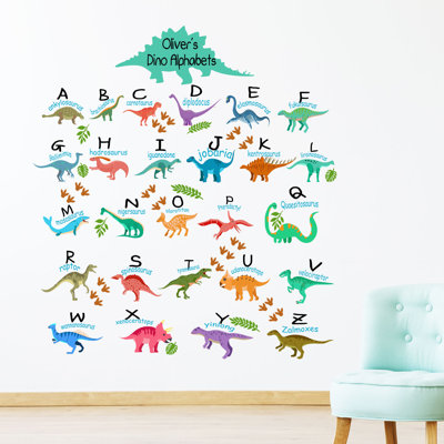 Dinosaur Alphabet Wall Sticker