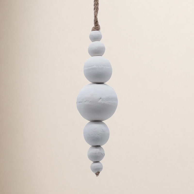 Ornement boule de Noël Gavinn, Blanc