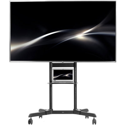Vivo Mobile TV Cart For 55" To 100" LCD LED Plasma Flat Panel Stand Withwheels