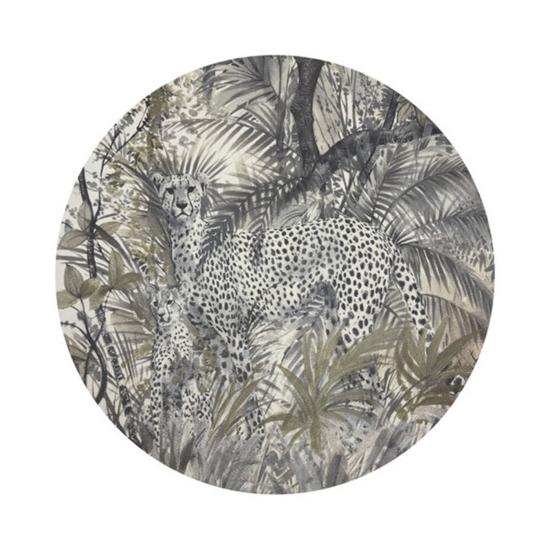 Arcadia Chettah Scene Pebble 16" Vinyl Placemat